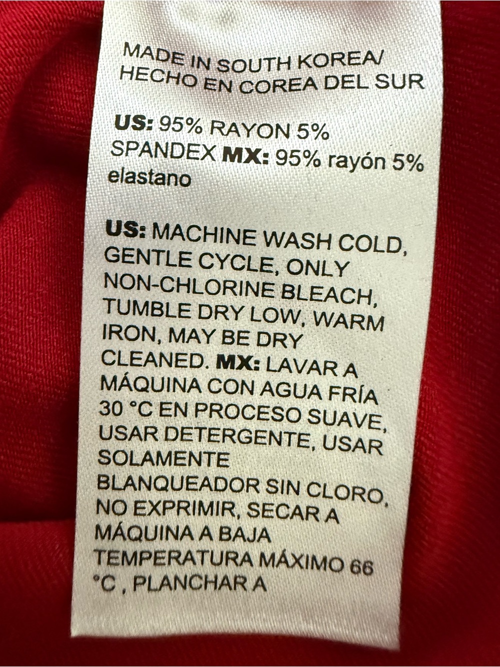 Chico’s Red Turtleneck Top - Picture 5 of 5